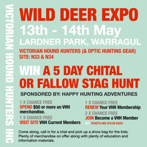 Read more about the article WILD DEER EXPO – Saturday 13th and Sunday 14th May 2023
